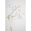 Piccolino Βαπτιστικό κοστούμι Enrique σε χρώμα Off White